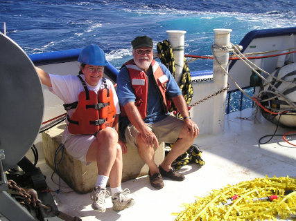 Carol Lutken and Bob Woolsey