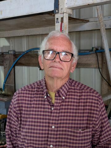 Larry Overstreet in the MMRI Shop